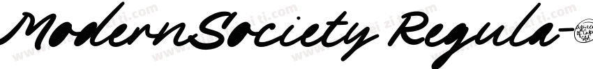 ModernSociety Regula字体转换